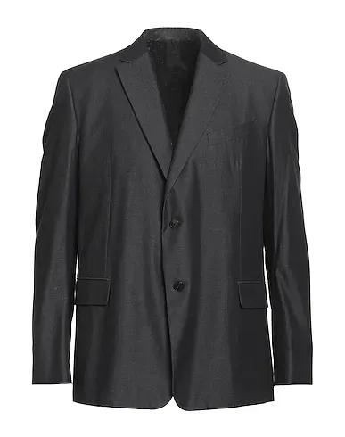 Steel grey Plain weave Blazer
