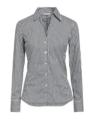 Steel grey Poplin Patterned shirts & blouses