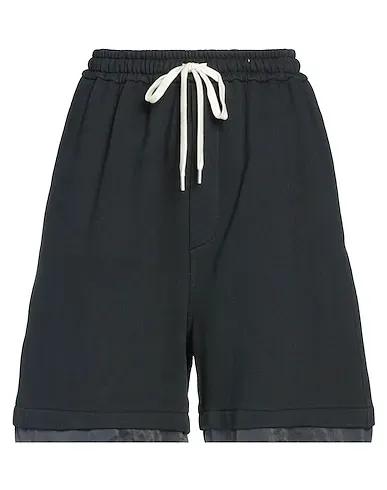 Steel grey Satin Shorts & Bermuda
