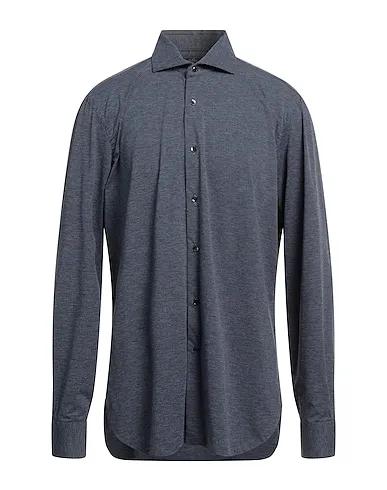 Steel grey Synthetic fabric Patterned shirt