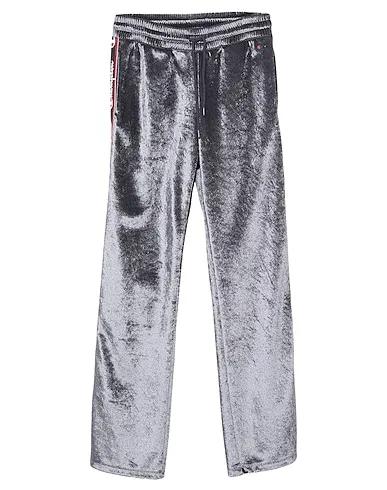 Steel grey Velour Casual pants
