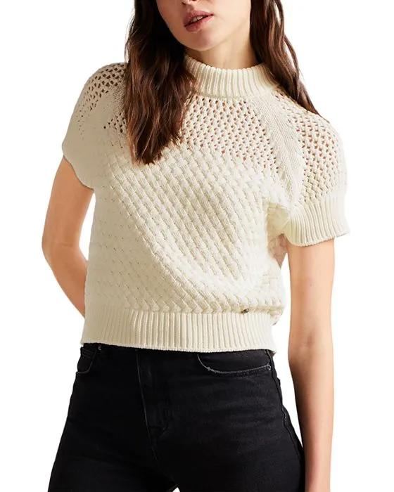 Stena Basket Stitch Tank Sweater