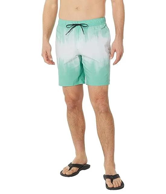 Stockton Print E-Waist 18" Hybrid Shorts
