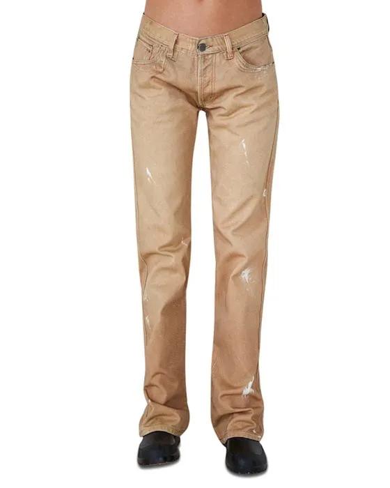 Straight Fit Low Waist Workwear Jeans