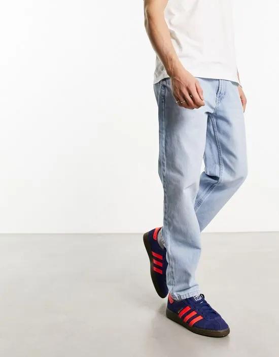 straight vintage jeans in light blue