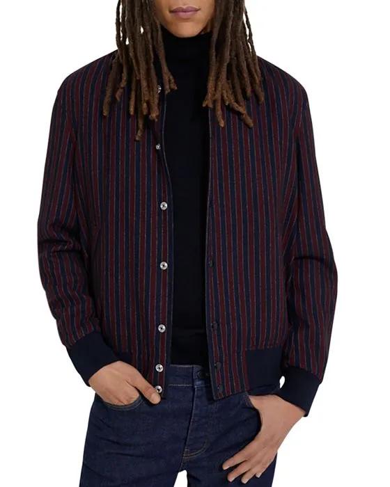 Striped Zone Shirt Jacket