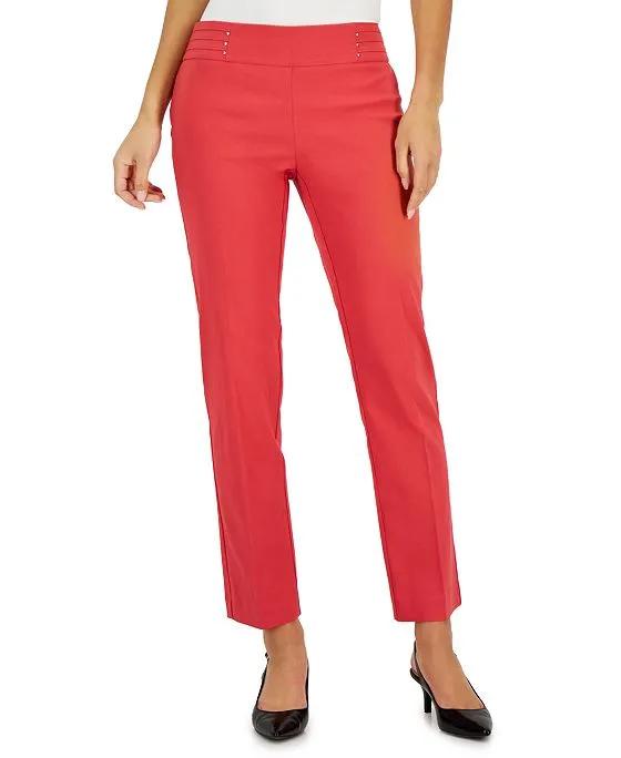 Studded Pull-On Tummy Control Pants, Regular and Short Lengths, Created for Macy's