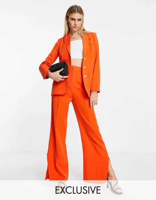 suit blazer in orange - part of a set