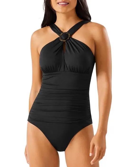 Sun Cat Halter One Piece Swimsuit