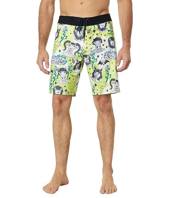 Surf Vitals Ozzy Stoney 19" Boardshorts