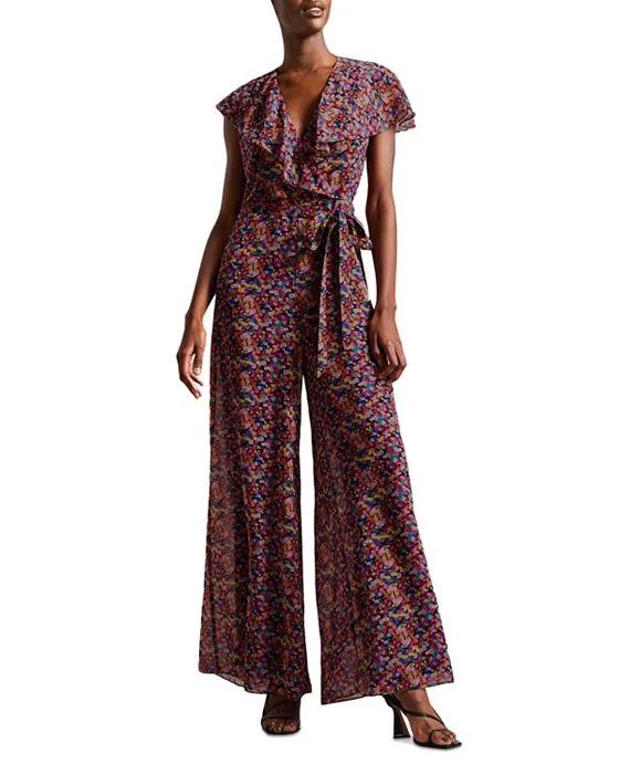 Surya Ruffled Wide Leg Jumpsuit