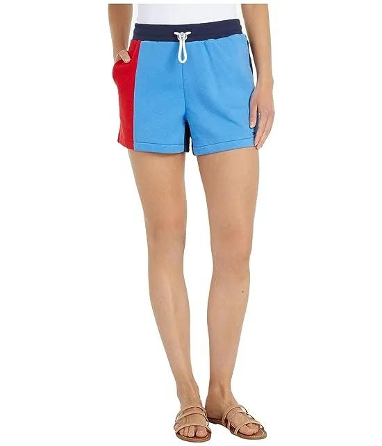 Sweat Shorts with Drawcord and Pull-Up Loops