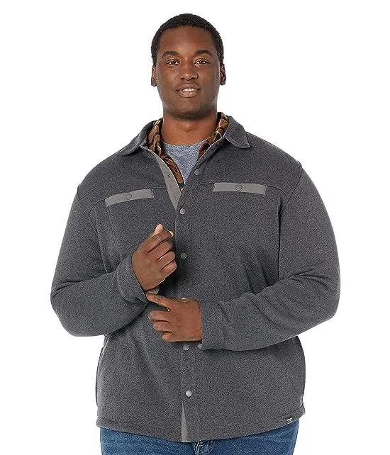 Sweater Fleece Shirt Jacket - Tall