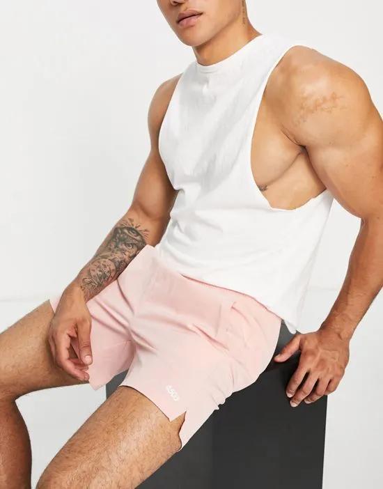 swim shorts in pink