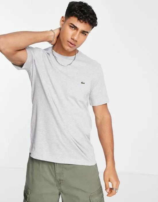 t-shirt with croc in gray