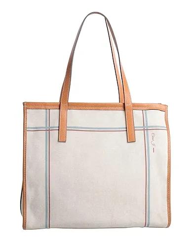 Tan Canvas Handbag