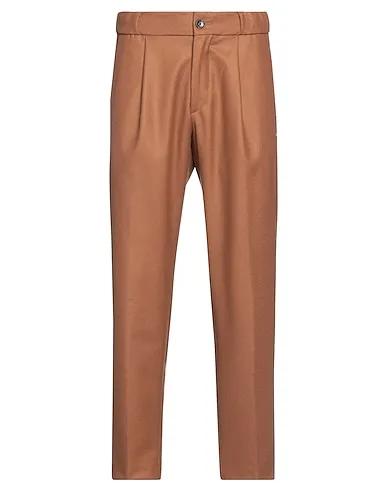Tan Flannel Casual pants