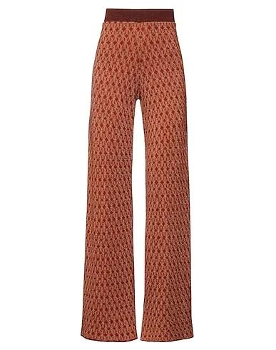 Tan Knitted Casual pants