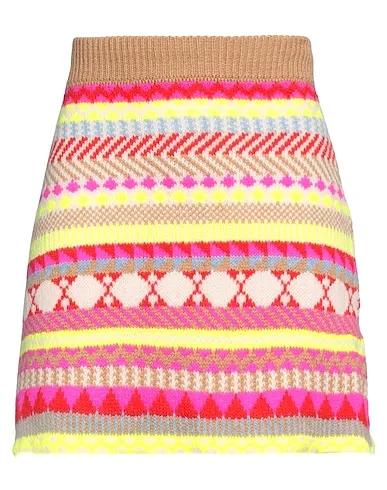 Tan Knitted Mini skirt