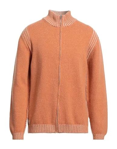 Tan Knitted Sweater with zip