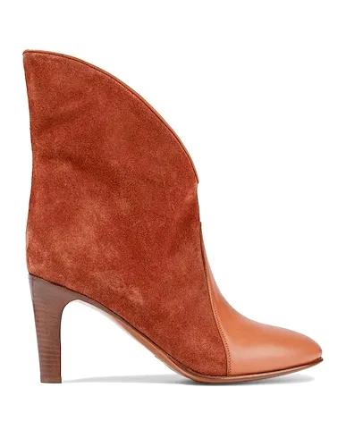 Tan Leather Ankle boot