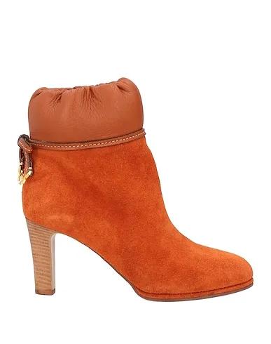 Tan Leather Ankle boot