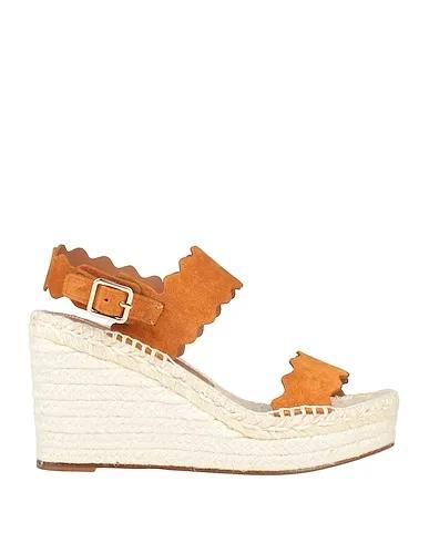 Tan Leather Espadrilles