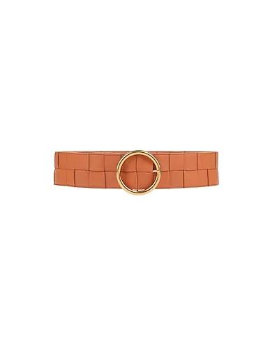 Tan Leather High-waist belt