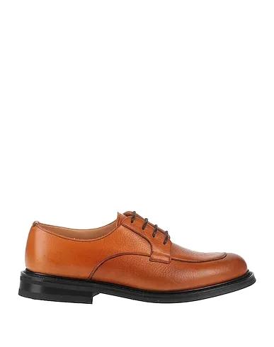 Tan Leather Laced shoes