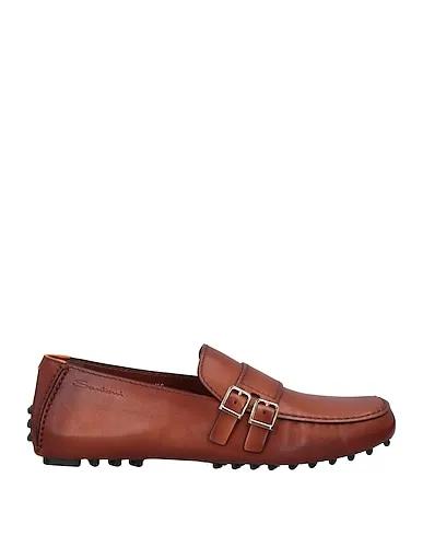 Tan Leather Loafers