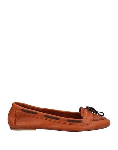 Tan Leather Loafers