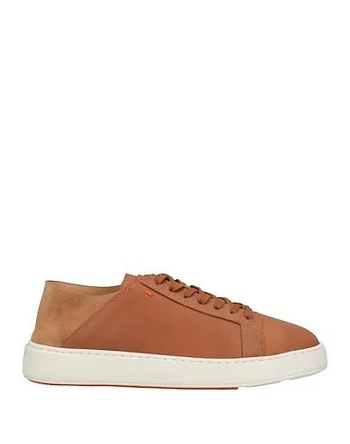 Tan Leather Sneakers