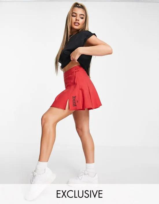 tennis skirt in red - Exclusive to ASOS