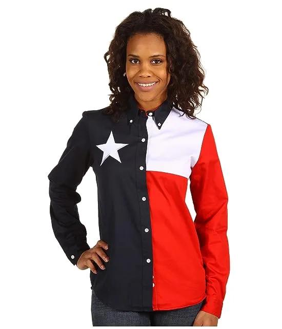 Texas Pieced Flag Shirt
