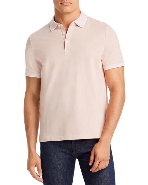Textured Short Sleeve Polo