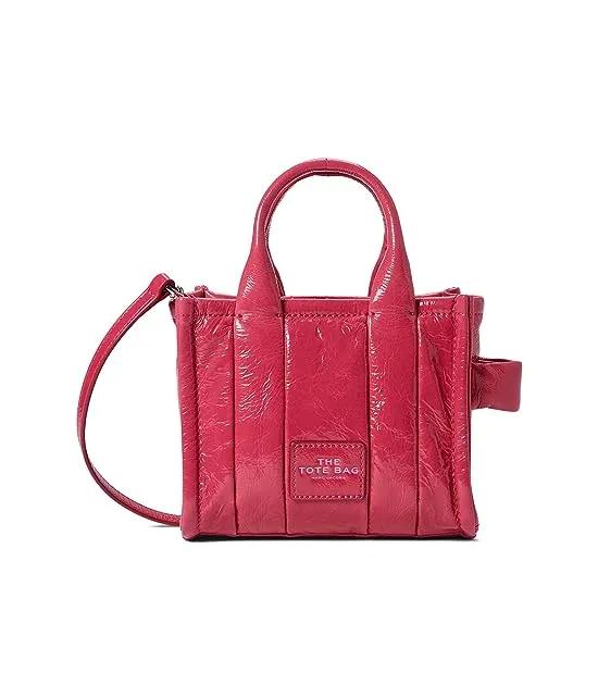 The Crinkle Leather Micro Tote
