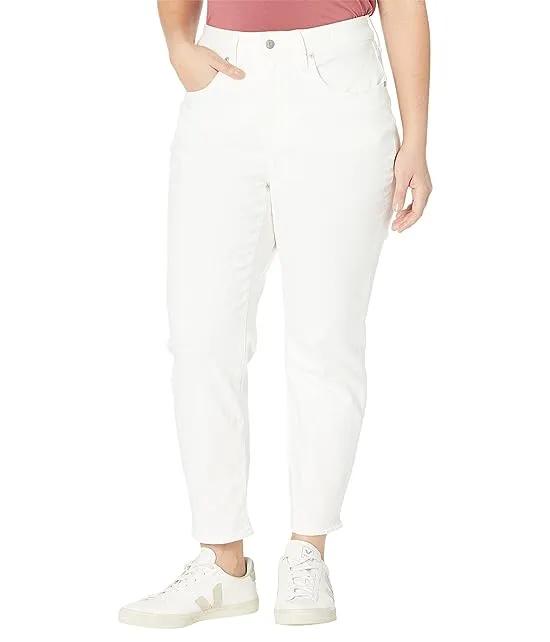 The Plus Curvy Perfect Vintage Jean in Tile White
