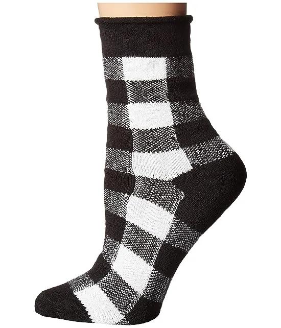 Thin Rolled Fleece Socks
