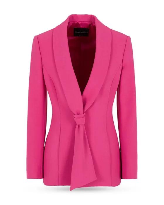 Tie Front Blazer