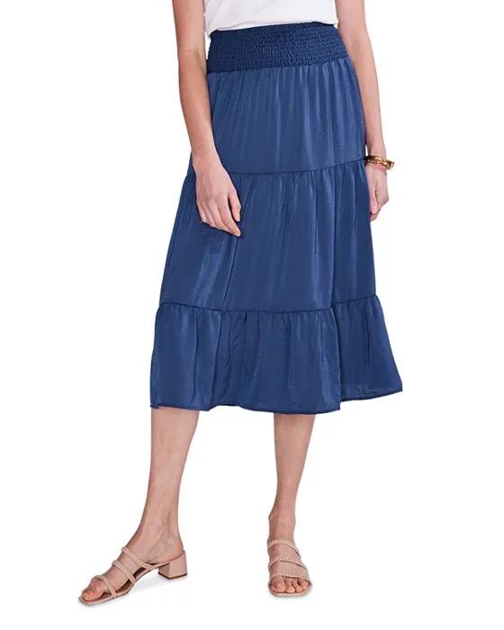 Tiered Midi Skirt