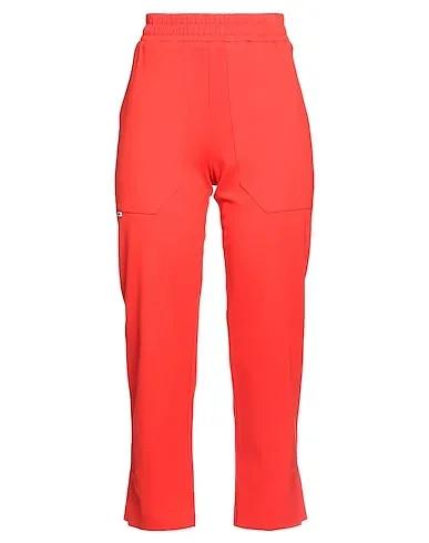 Tomato red Jersey Casual pants