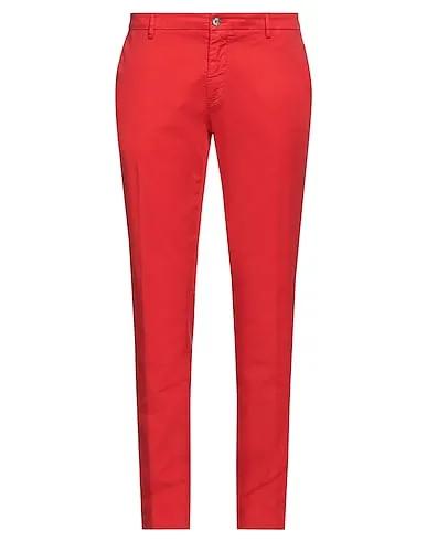 Tomato red Jersey Casual pants