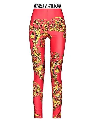 Tomato red Jersey Leggings