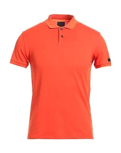 Tomato red Jersey Polo shirt