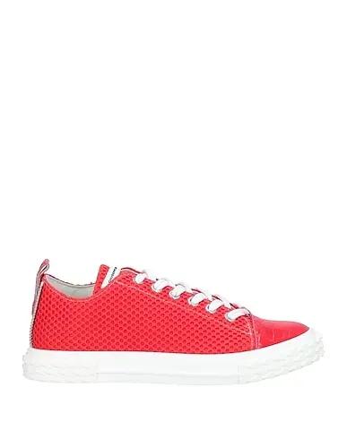 Tomato red Leather Sneakers