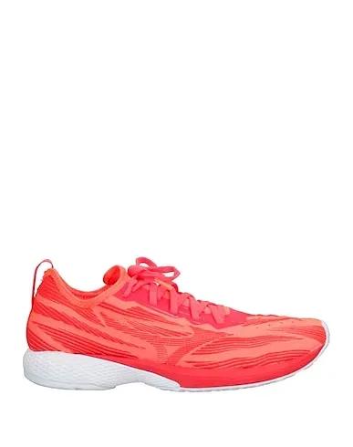Tomato red Techno fabric Sneakers