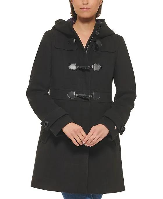 Tommy Hilfiger Women's Hooded Toggle Walker Coat, Created for Macy's