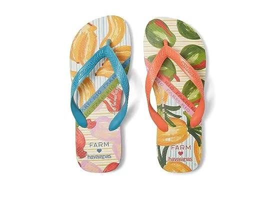 Top Farm Fruit Linen Flip Flop Sandal