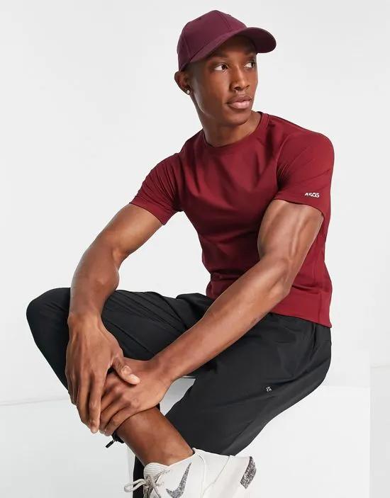 training t-shirt with back print