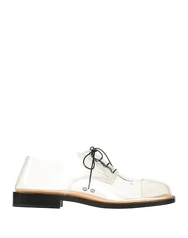 Transparent Laced shoes